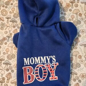 Mommy's Boy Dog Shirt Sweater Clothing Outfit Pet Costume